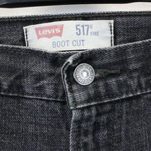 Load image into Gallery viewer, LEVIS 517 Jeans Black Charcoal | W36 L32
