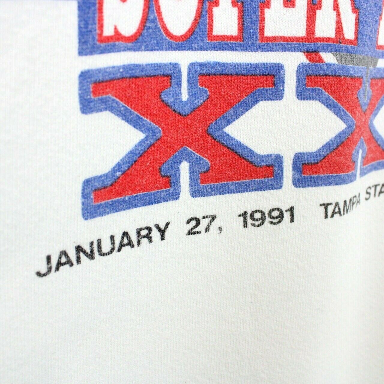 NFL 90s Buffalo BILLS Sweatshirt White | Medium