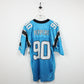 NFL REEBOK Carolina PANTHERS Jersey Blue | Small