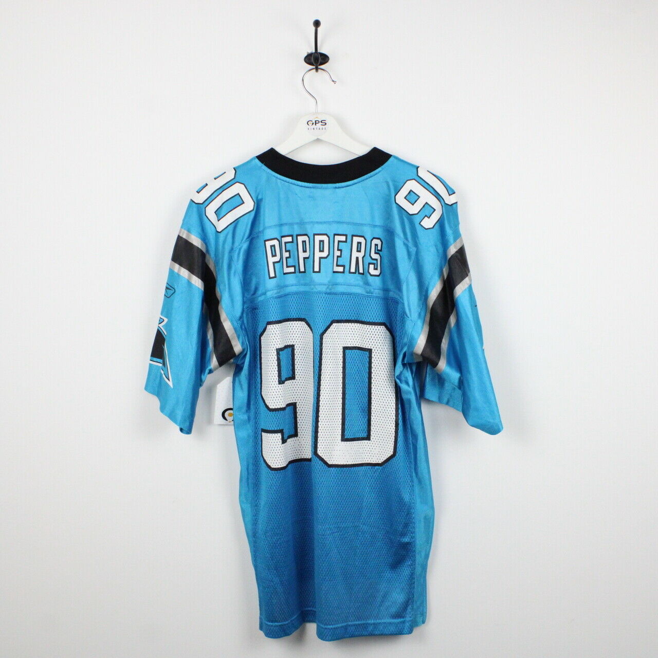 NFL REEBOK Carolina PANTHERS Jersey Blue | Small