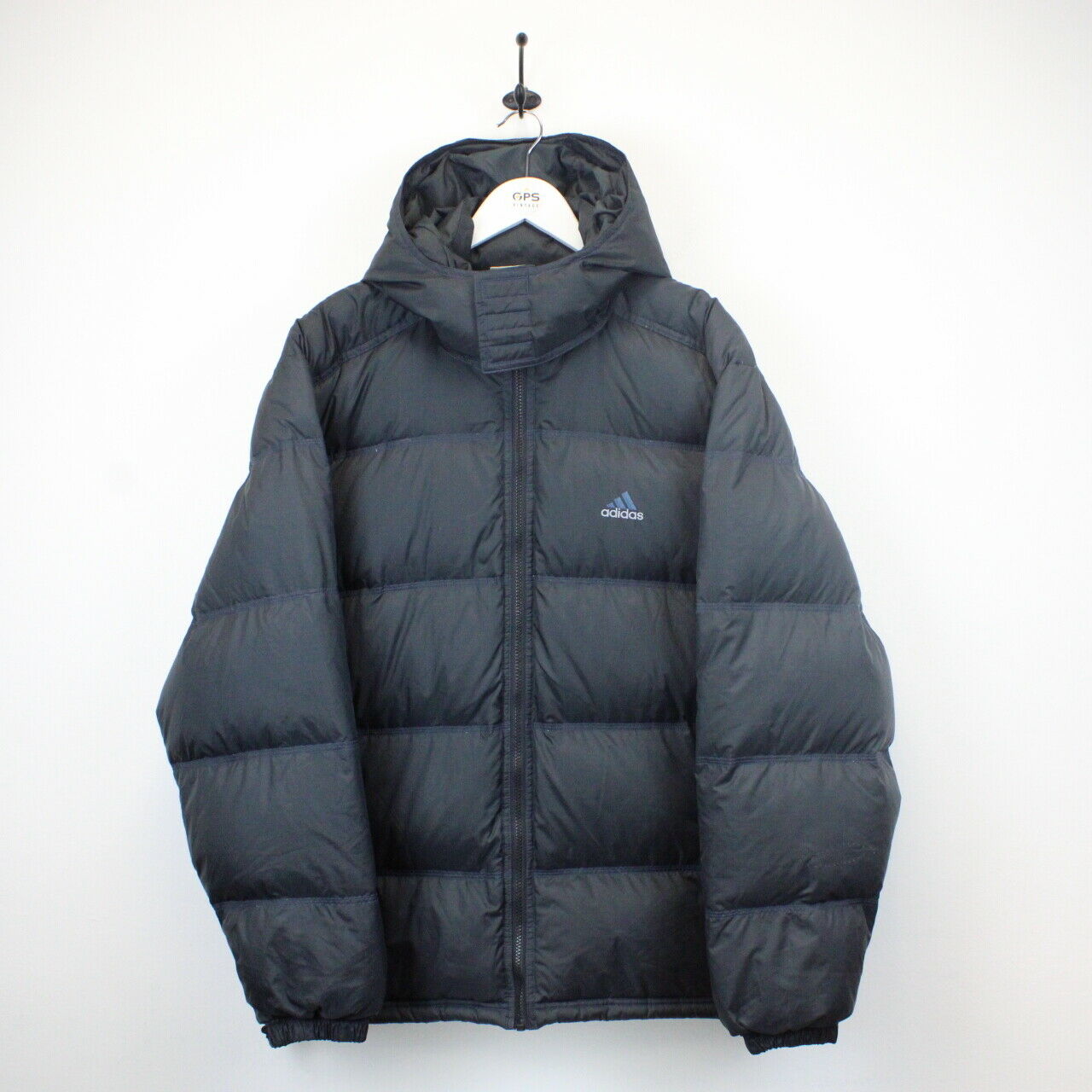 ADIDAS 90s Down Puffer Jacket Navy Blue XL – GPS Vintage