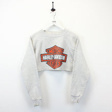 Load image into Gallery viewer, Womens HARLEY DAVIDSON 90s Sweatshirt Grey | Medium
