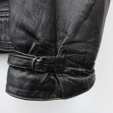 Load image into Gallery viewer, Biker 80s Leather Jacket Black | Medium

