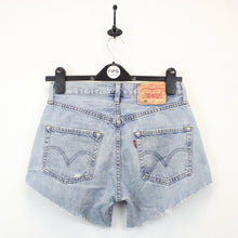 Load image into Gallery viewer, Womens LEVIS 501 Shorts Light Blue | W28
