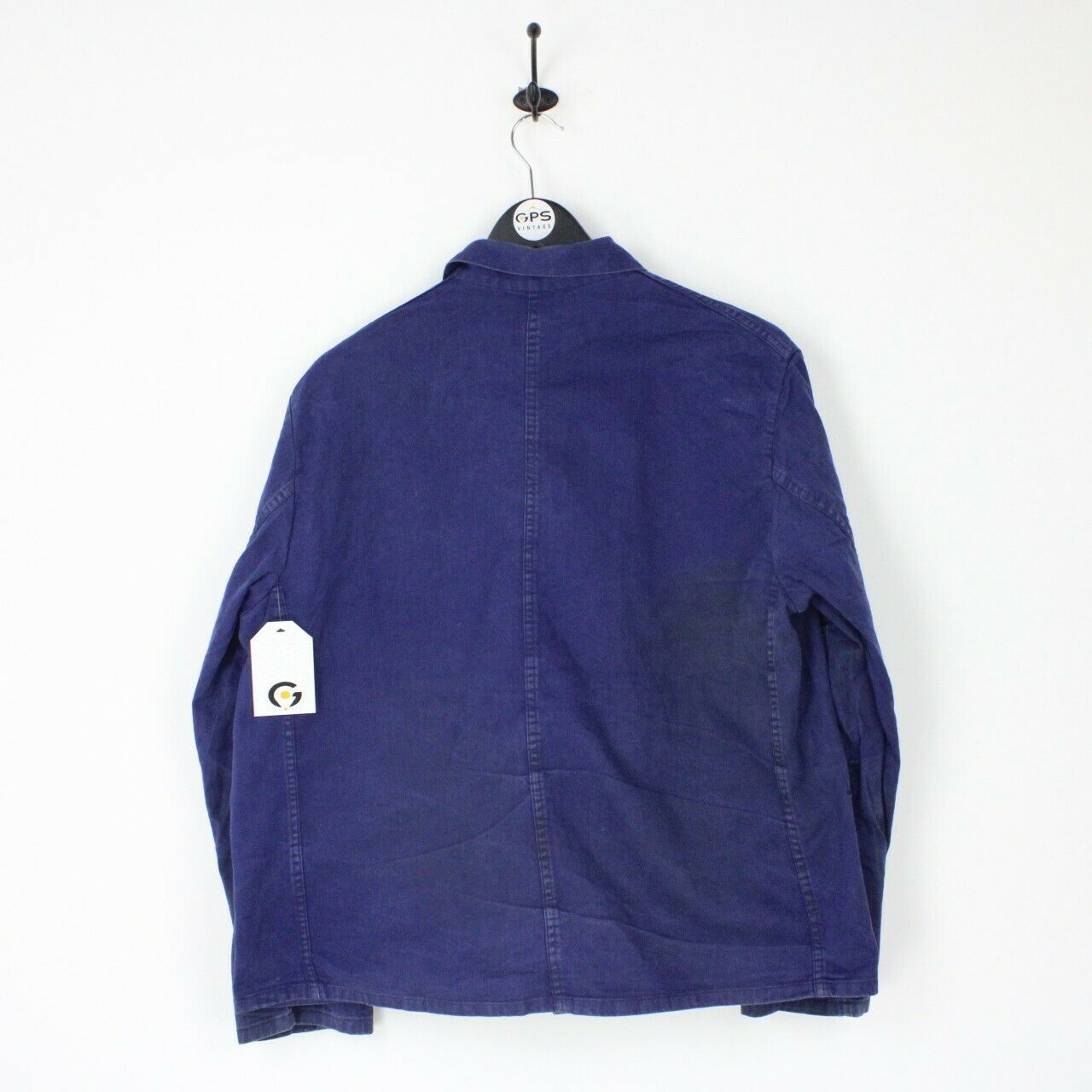 Mens Worker Chore Jacket Navy Blue | Large