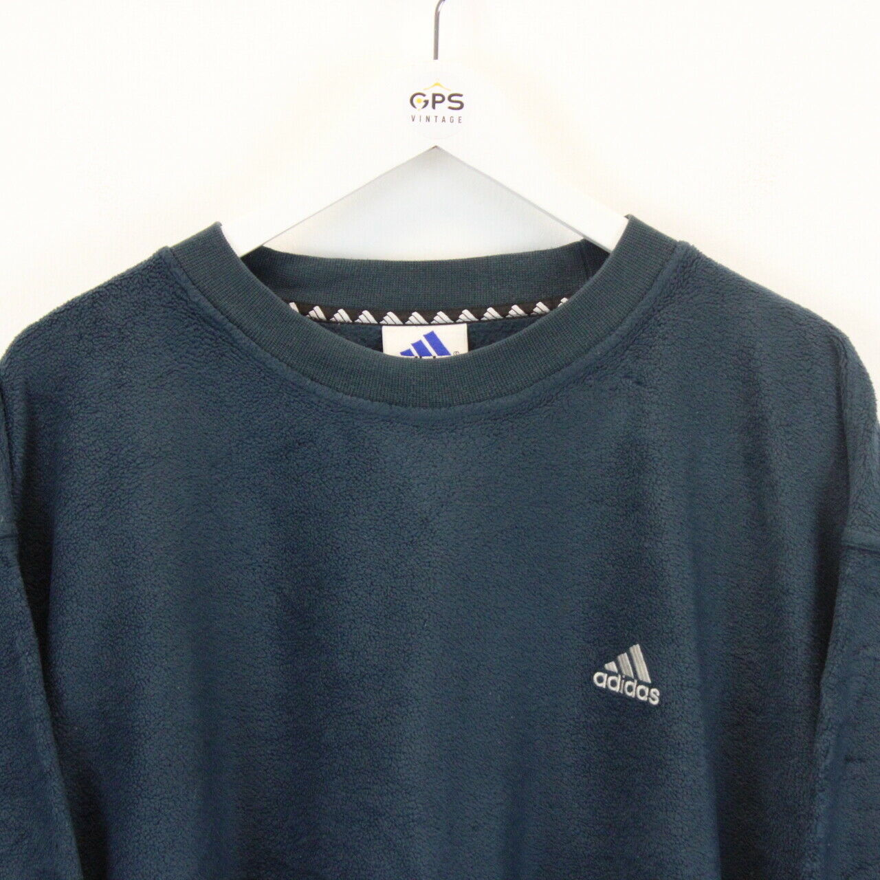 ADIDAS 90s Fleece Sweatshirt Teal | XL