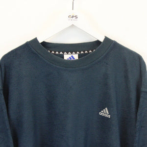 ADIDAS 90s Fleece Sweatshirt Teal | XL