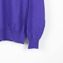 Load image into Gallery viewer, Vintage FRED PERRY Knit Sweatshirt Purple | Small
