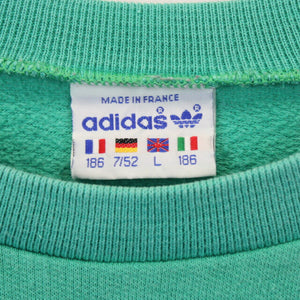 ADIDAS 80s Sweatshirt Green | Large