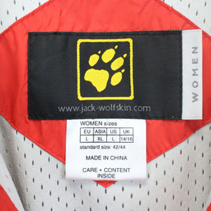Womens JACK WOLFSKIN Jacket Red | Large
