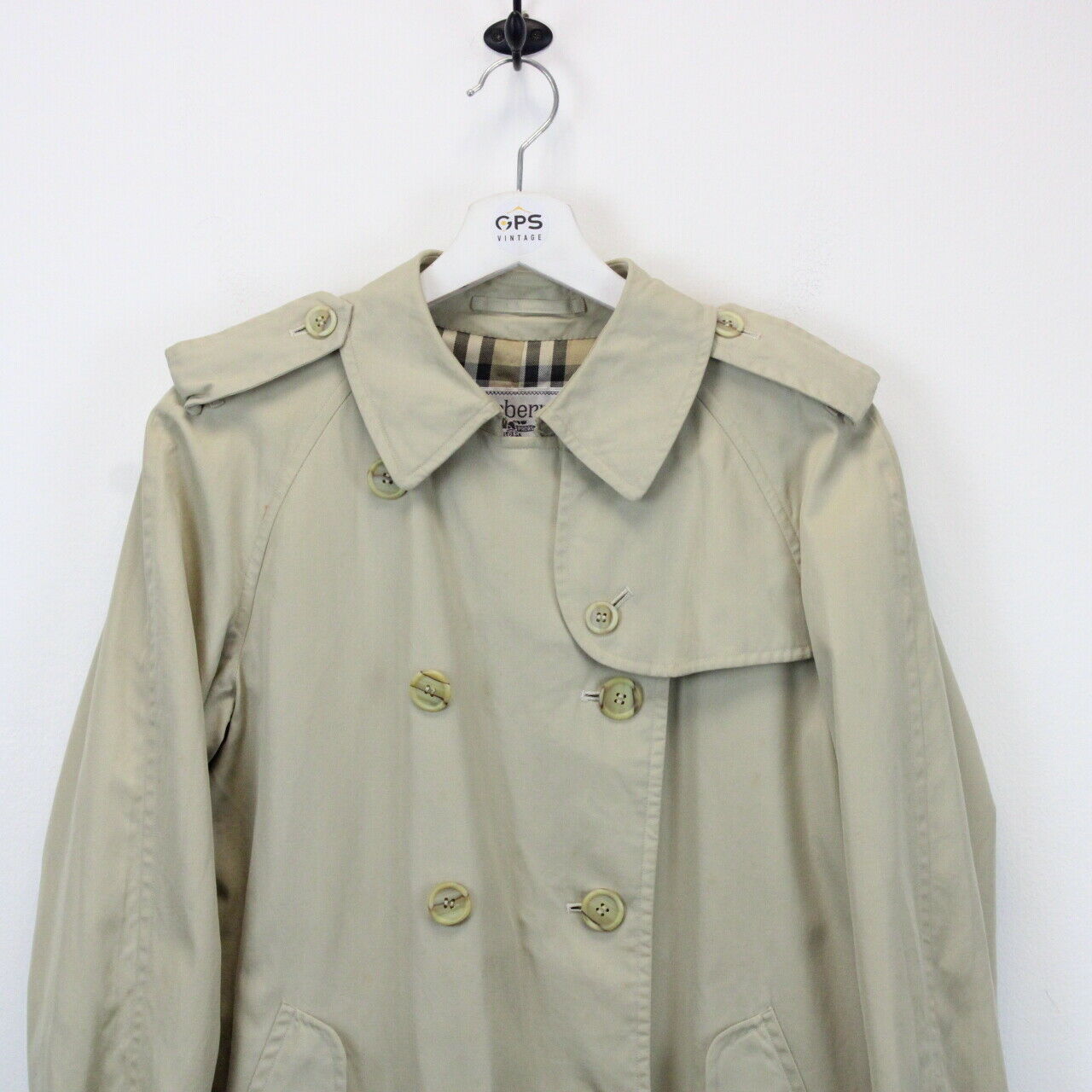 Womens BURBERRYS 90s Trench Coat Beige | Medium