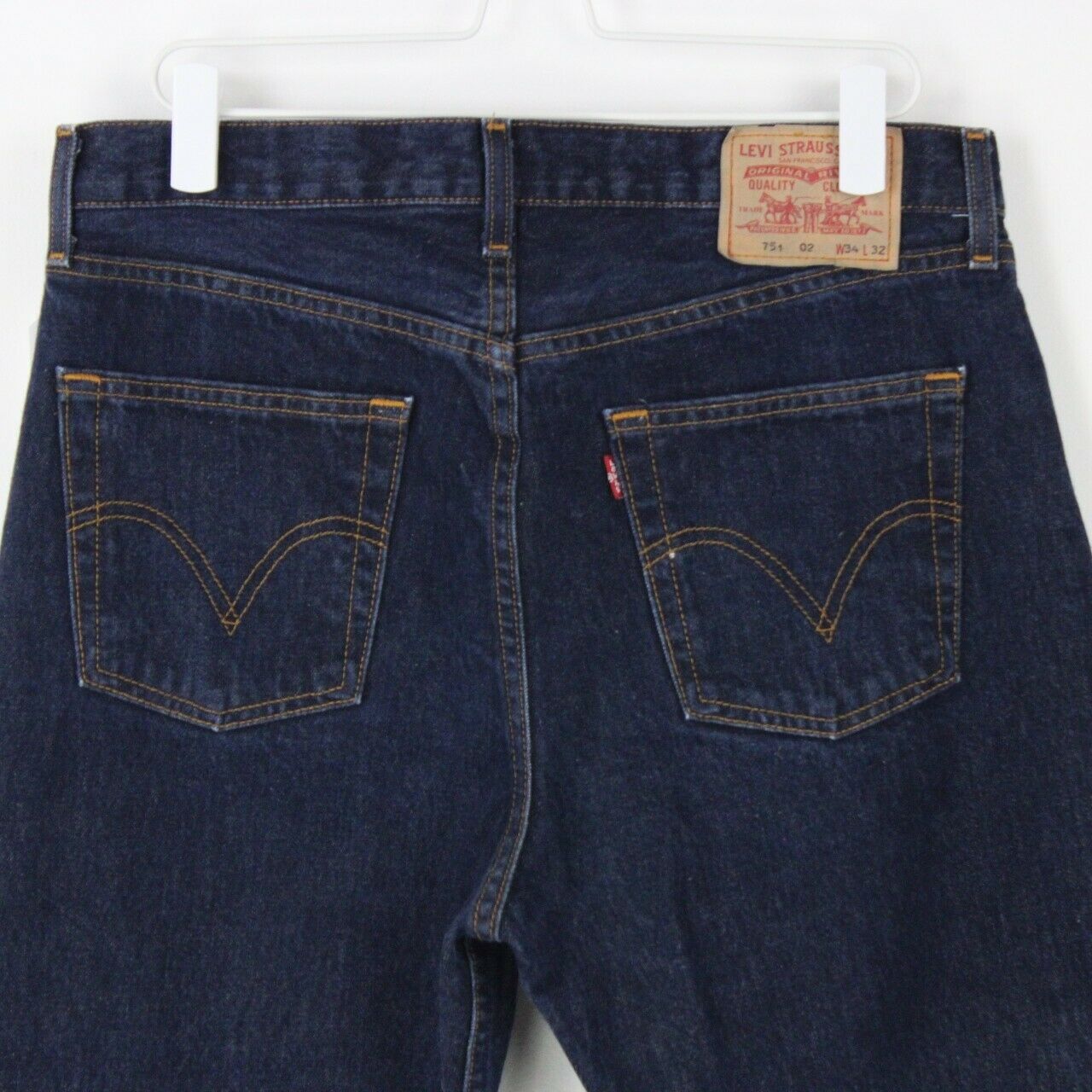 Mens LEVIS 751 Jeans Dark Blue | W34 L32
