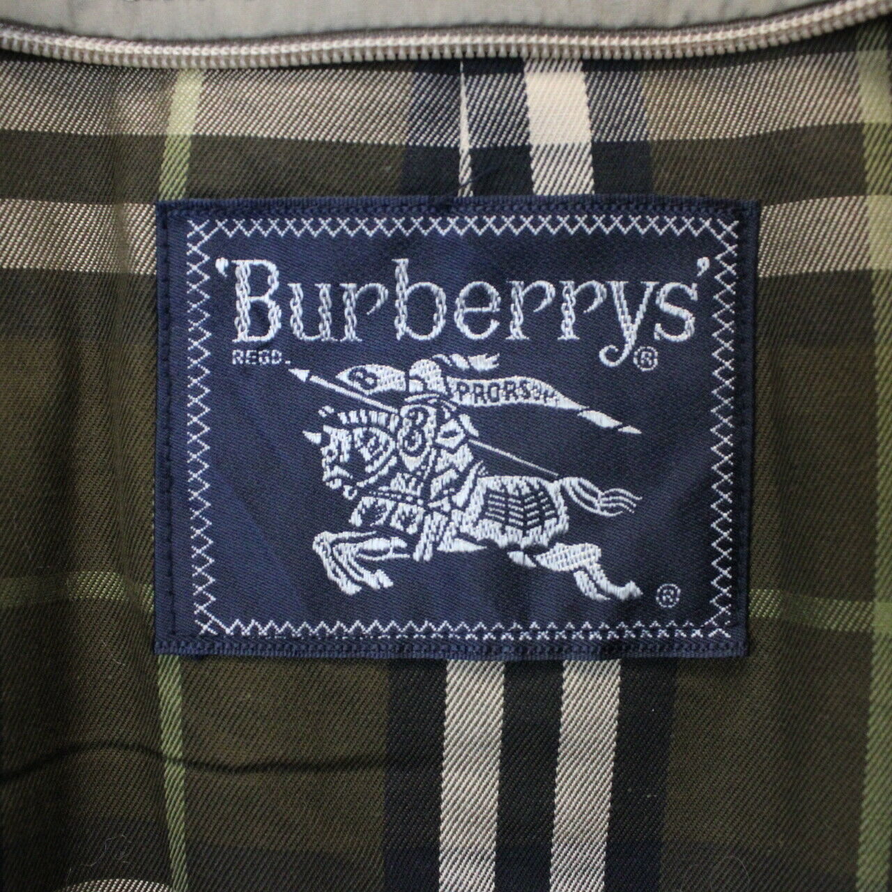 BURBERRYS 90s Trench Coat Green | Medium