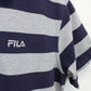 FILA 00s Polo Shirt Grey | Medium
