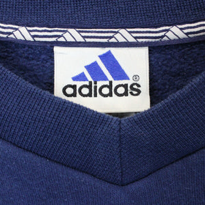 ADIDAS 90s Sweatshirt Navy Blue | Large