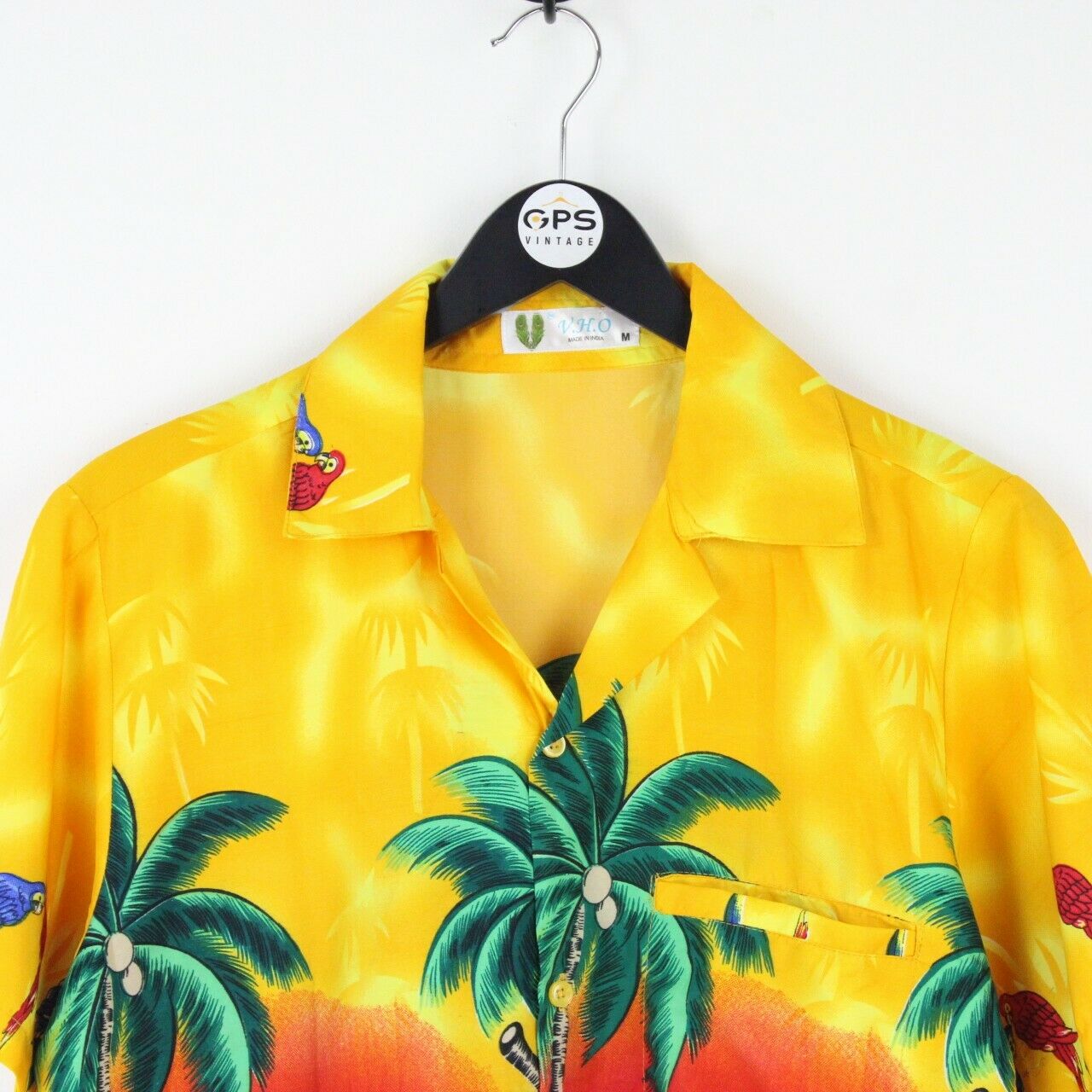 Mens Hawaiian Shirt Multicolour | Medium