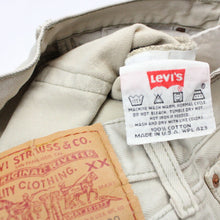 Load image into Gallery viewer, 90s LEVIS 501 Jeans Beige | W30 L30
