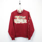 Womens 90s Christmas Sweatshirt Red | Small