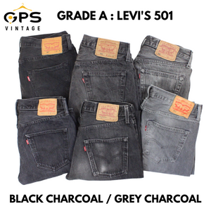 LEVIS 501 Jeans Grade A | Black Grey