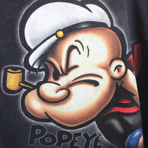 POPEYE 90s T-Shirt Black | Large