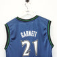 NBA REEBOK 90s Minnesota TIMBERWOLVES Jersey Blue | Small