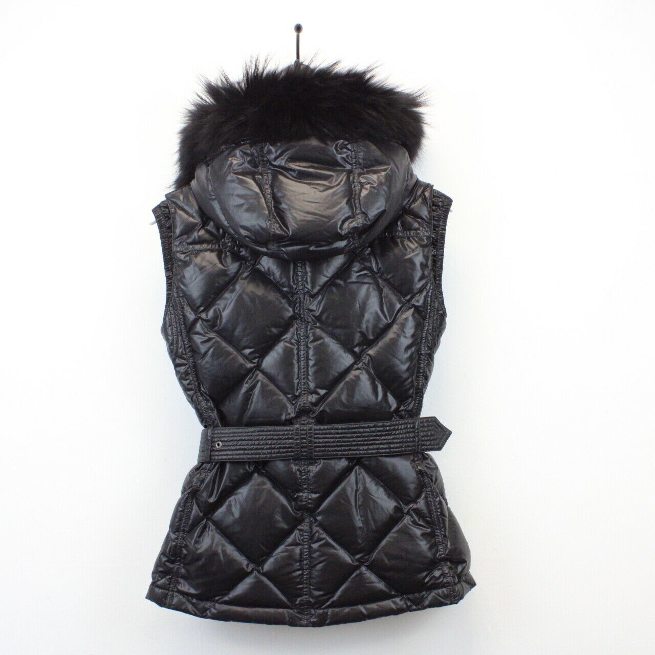 Womens BURBERRY Goose Down Bodywarmer Black | XS