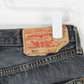 Mens LEVIS 501 Jeans Grey Charcoal | W30 L32