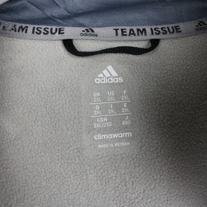 ADIDAS 1/4 Zip Sweatshirt Red | XXL