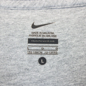 Womens NIKE Hoodie Grey | Small