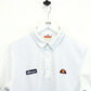 ELLESSE Polo Shirt White | Medium