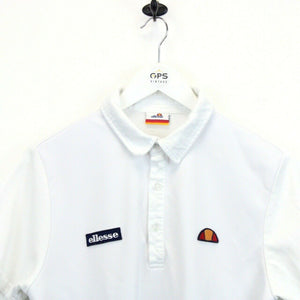 ELLESSE Polo Shirt White | Medium