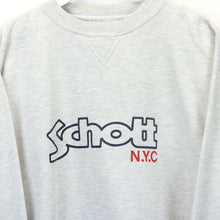 Load image into Gallery viewer, SCHOTT NYC 90s Sweatshirt Grey | Large
