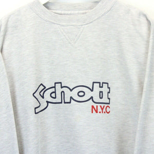 SCHOTT NYC 90s Sweatshirt Grey | Large