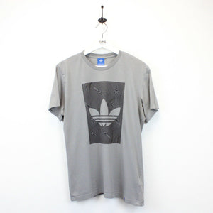 ADIDAS ORIGINALS T-Shirt Grey | Medium