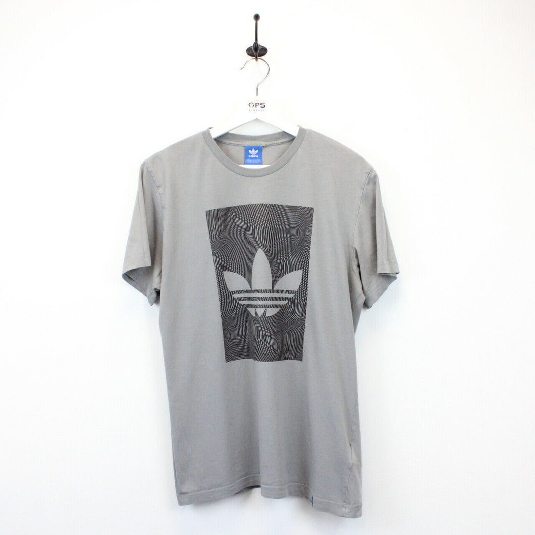 ADIDAS ORIGINALS T-Shirt Grey | Medium