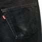 LEVIS 501 Jeans Black Charcoal | W32 L32