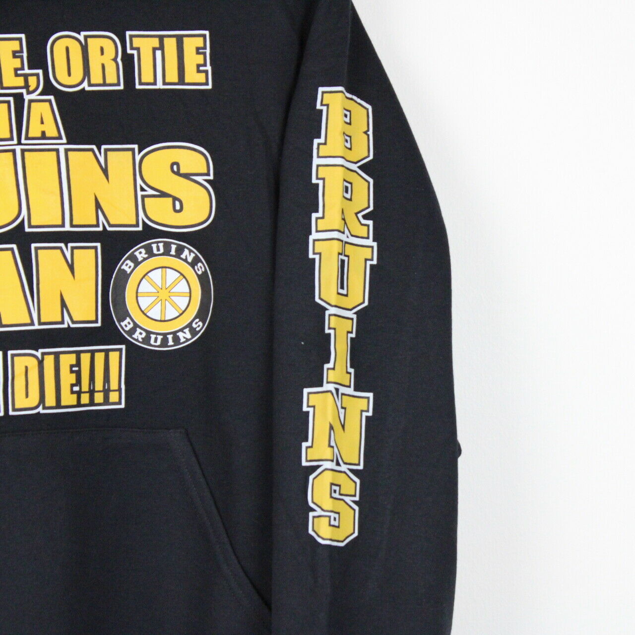 NHL Boston BRUINS Hoodie Black | Small