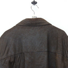 Load image into Gallery viewer, 90s Leather Biker Jacket Brown | XXL
