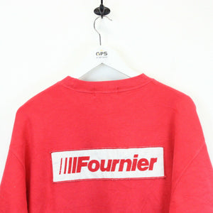 FRED PERRY 90s Sweatshirt Red | Medium