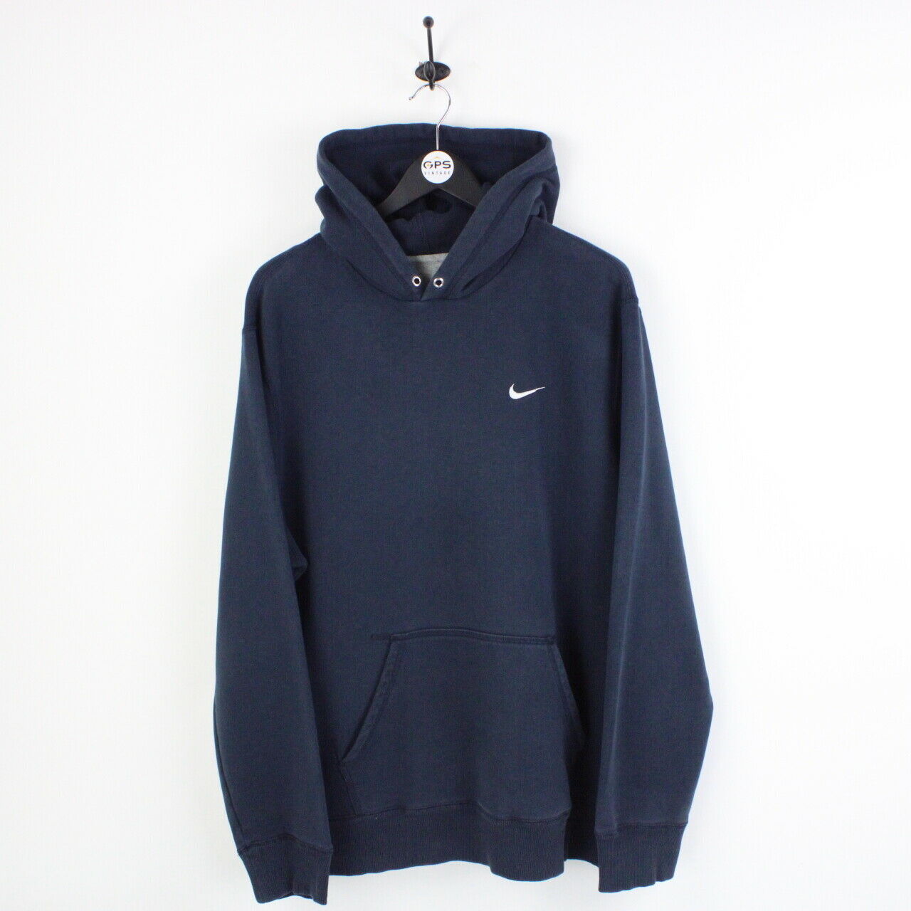 NIKE 00s Hoodie Navy Blue | XXL