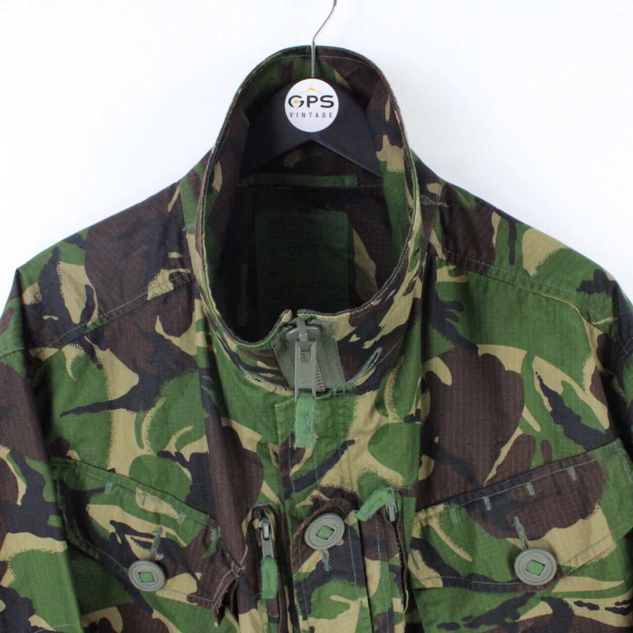 Mens Camouflage Army Jacket Green | XL