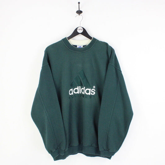 Mens ADIDAS EQUIPMENT 90s Sweatshirt Green | XXL