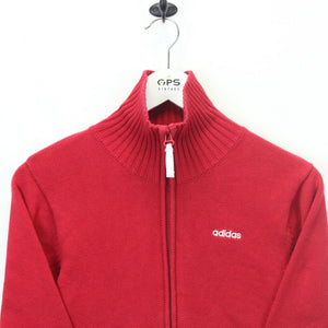 Womens ADIDAS 00s Knit Sweatshirt Red | XS