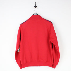 Mens FRED PERRY 90s Track Top Red | Medium