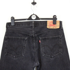 LEVIS 501 Jeans Black Charcoal | W34 L32