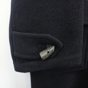 BURBERRYS 90s Wool Duffle Coat Navy Blue | XL
