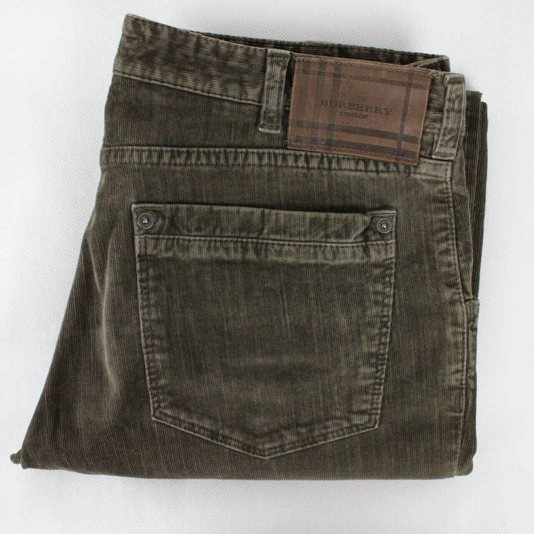 BURBERRY Corduroy Jeans Brown | W32 L32