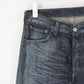 Mens LEVIS 501 Jeans Dark Blue | W30 L34