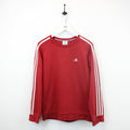 ADIDAS 00s Sweatshirt Red | Small