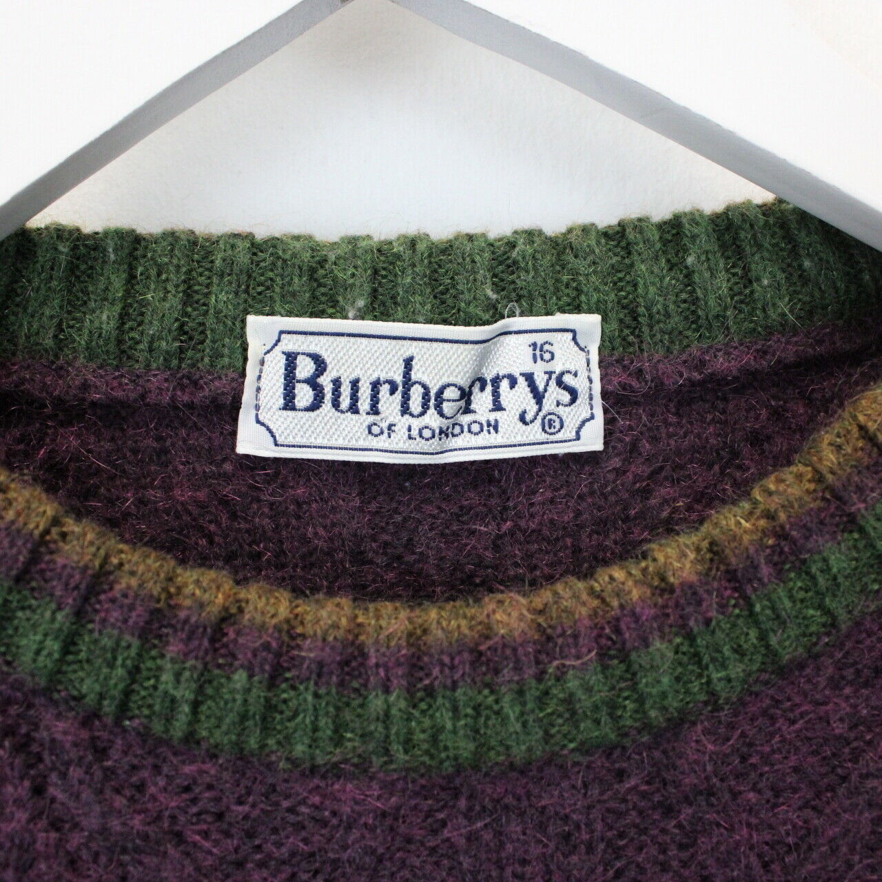 Womens BURBERRYS OF LONDON 90s Knit Sweatshirt | Medium